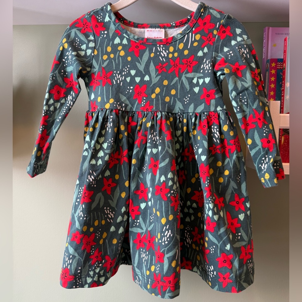 Hanna Anderson Celebration Skater Christmas Dress - Picture 2 of 5